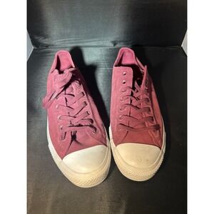 Converse Chuck Taylor All Star Maroon Low Top Mens 11 Womens 13 Need Strings